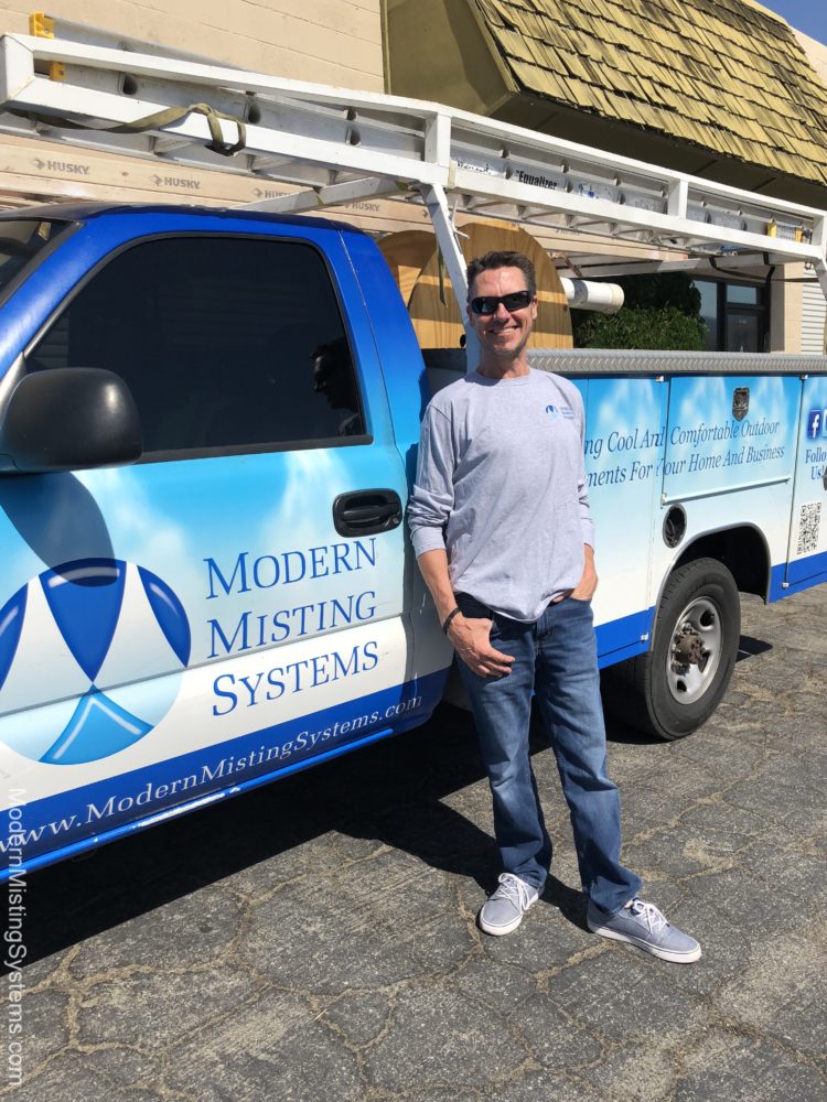 to the team Jon Modern Misting Systems for Palm Springs and