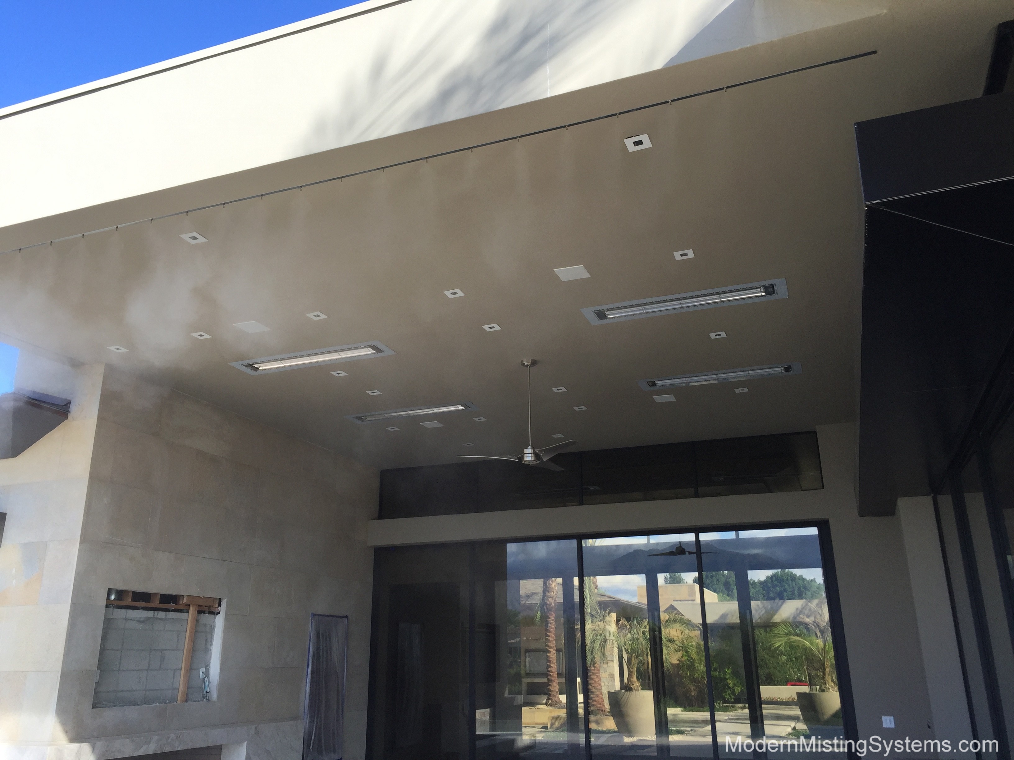 Patio heaters from Modern Misting Systems make the outdoor life a year round pleasure!