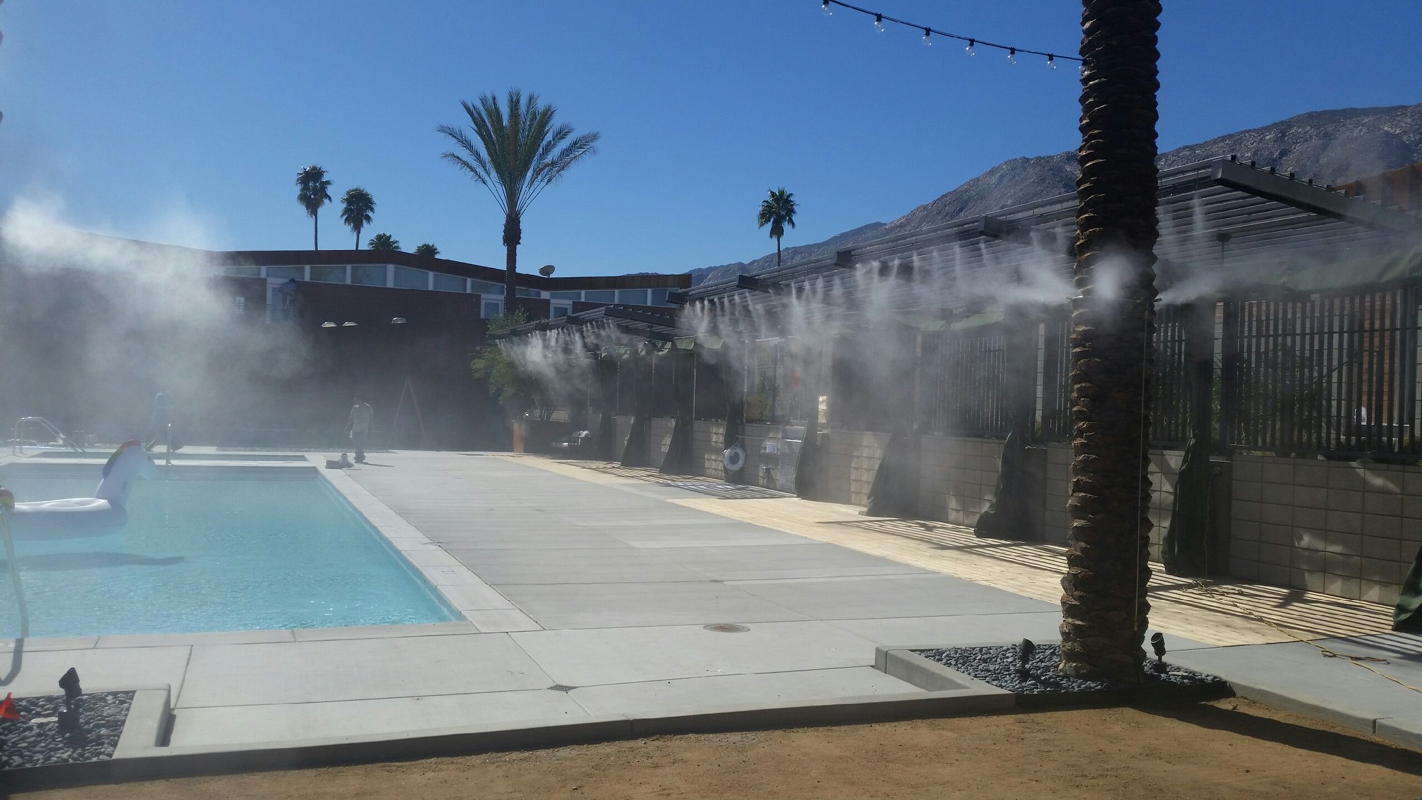 High Pressure Misting Systems Modern Misting Systems for Palm Springs